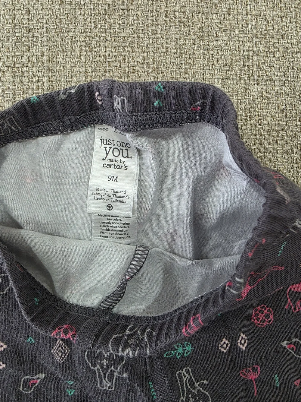 Carter's Gray Kids Leggings Set.